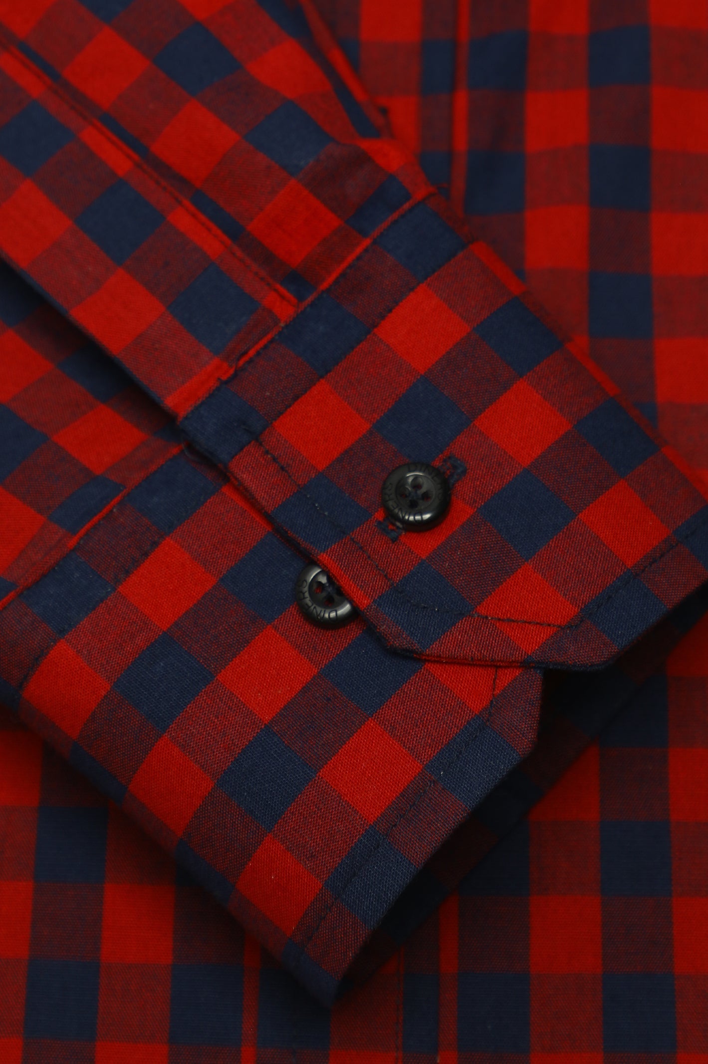 Red Gingham Check Casual Shirt for Men - Diners