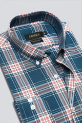 Multicolor Glen Plaid Check Casual Shirt for Men - Diners