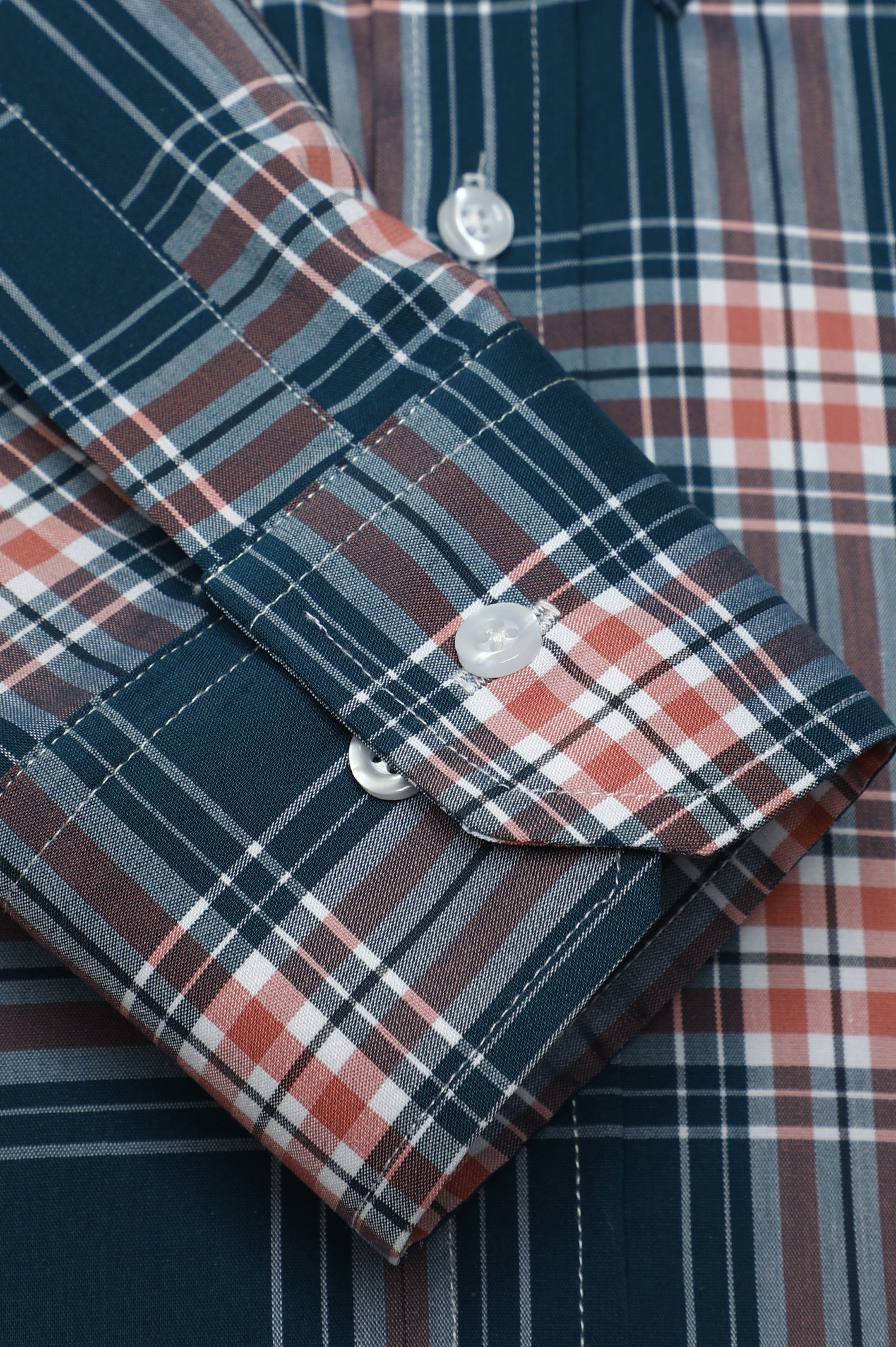 Multicolor Glen Plaid Check Casual Shirt for Men - Diners