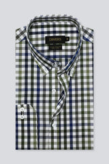 Multicolor Gingham Check Casual Shirt for Men - Diners