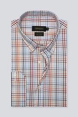 Multicolor Tattersall Check Casual Shirt for Men - Diners