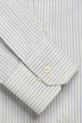 White Pinstripe Formal Autograph Shirt for Men - Diners