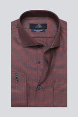 Multicolor Houndstooth Check Formal Autograph Shirt for Men - Diners