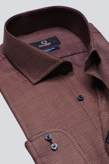 Multicolor Houndstooth Check Formal Autograph Shirt for Men - Diners