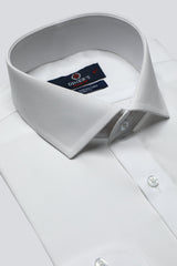 White Plain Formal Autograph Shirt for Men - Diners