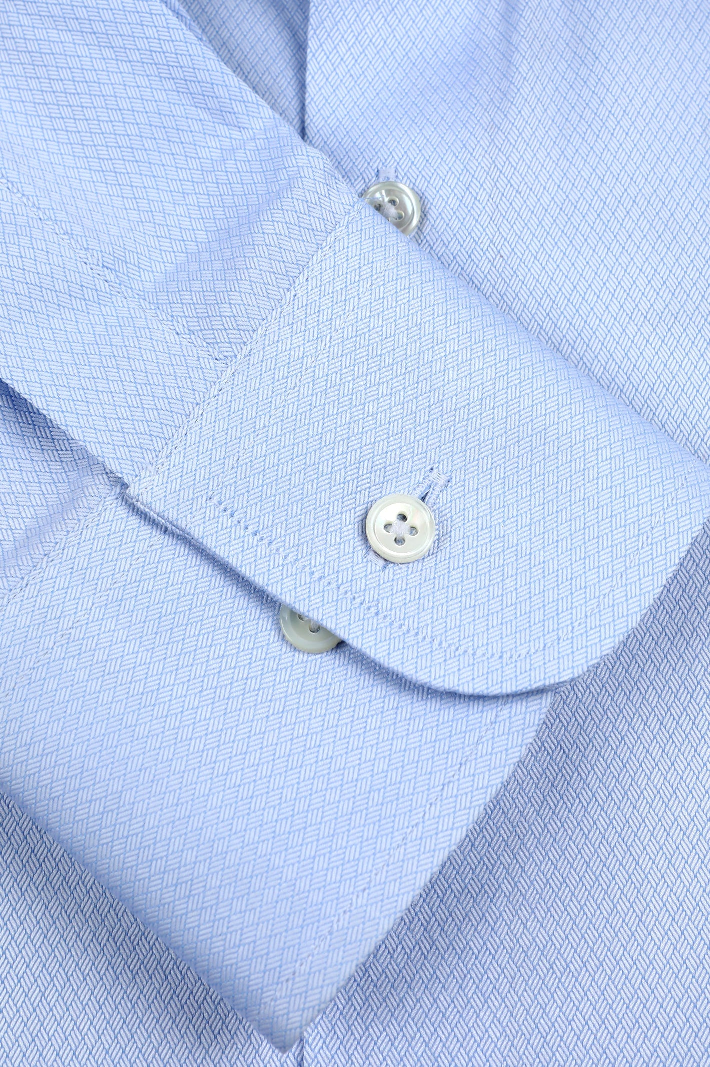 Albini Shirts Luxury Collar SKU: AI20112-SKY BLUE - Diners