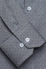 Grey Texture Casual Milano Shirt for Men - Diners