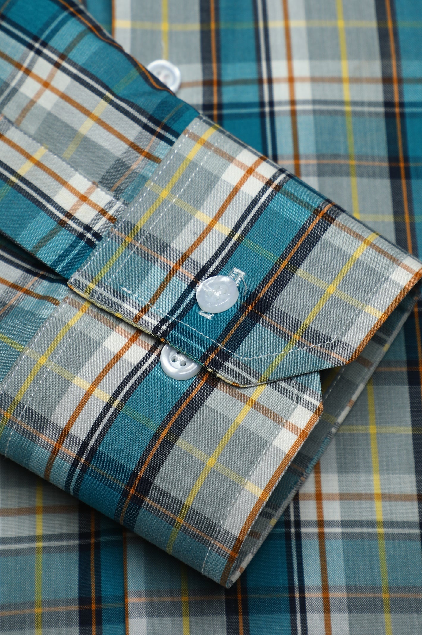 Multicolor Tattersall Check Casual Milano Shirt for Men - Diners