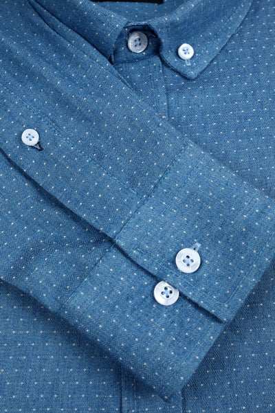 Casual Shirt in L-Blue SKU: AM24531-L-BLUE - Diners