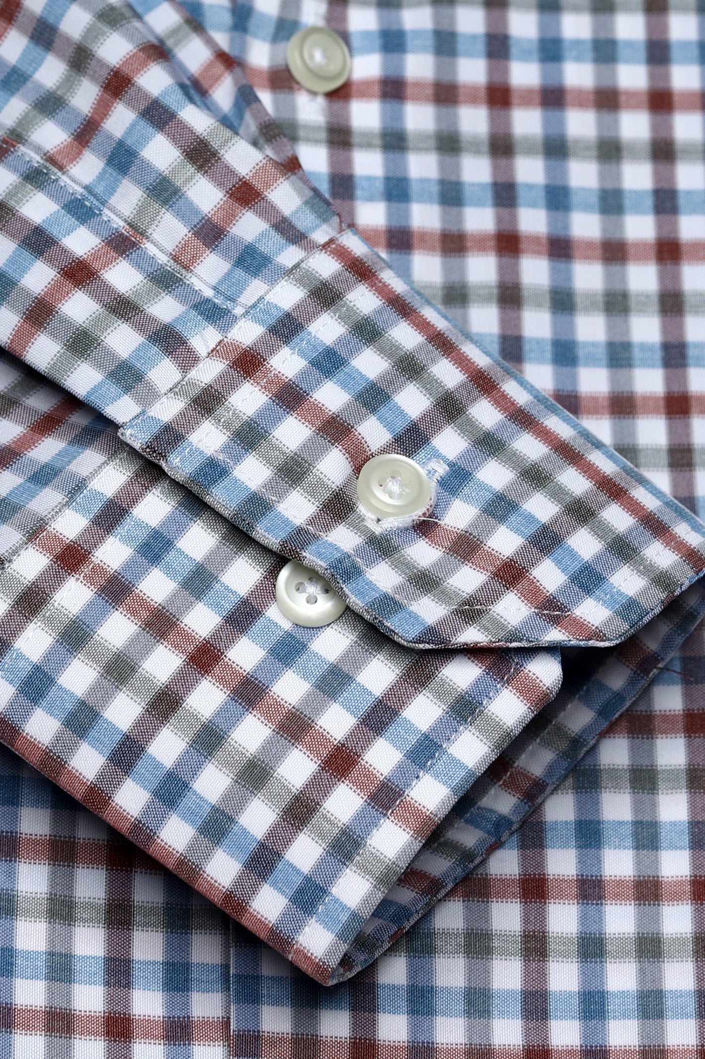 Multi Color Tattersall Check Casual Milano Shirt for Men - Diners