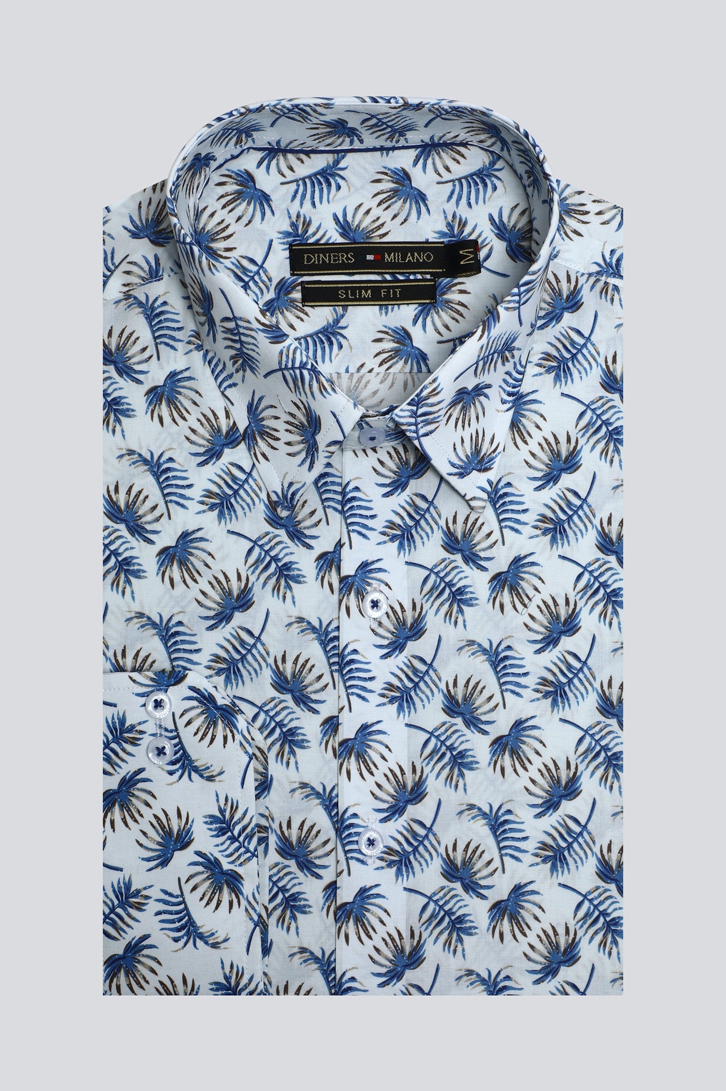 Multicolor Printed Casual Milano Shirt for Men - Diners