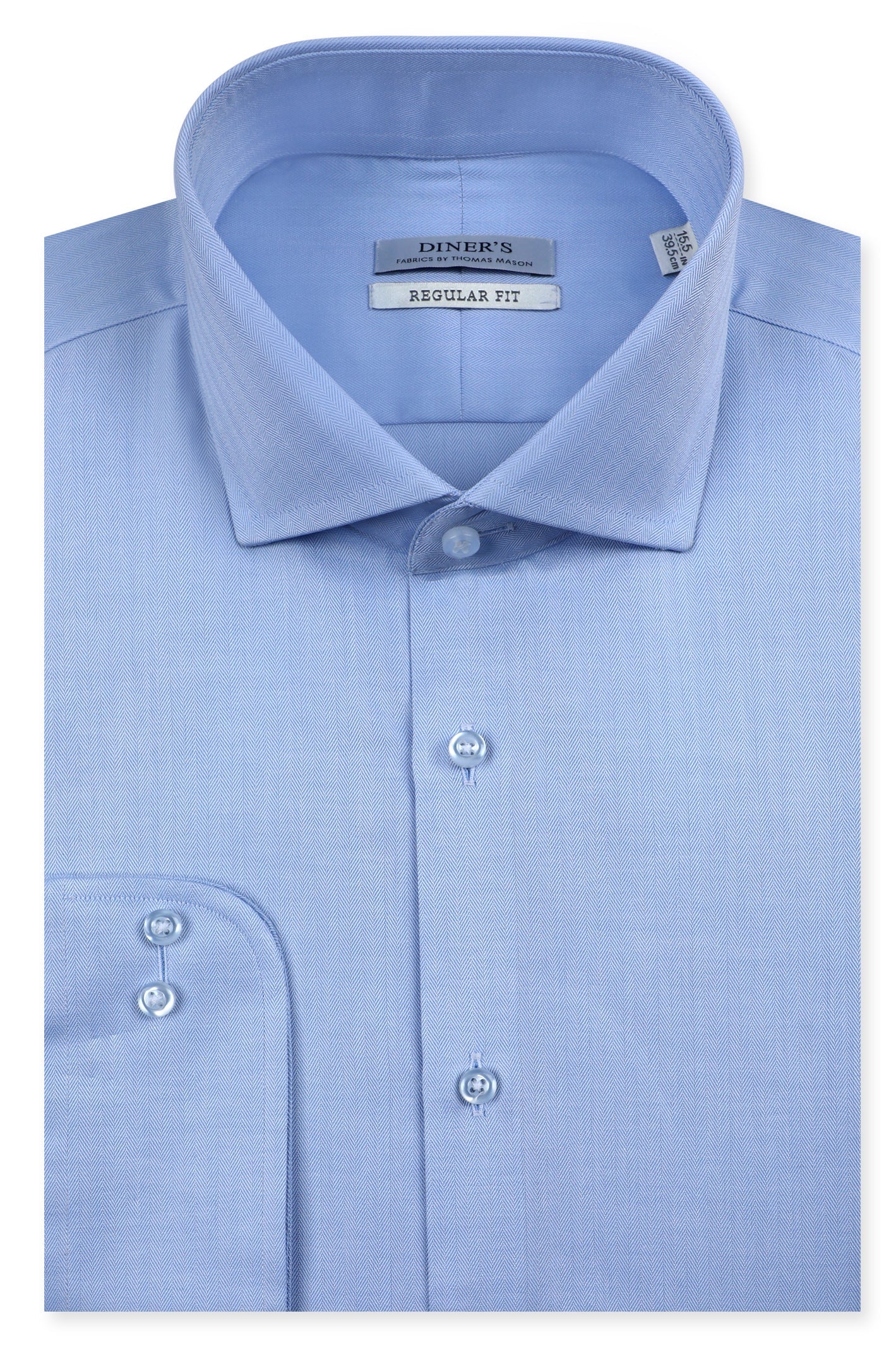Thomas Mason Shirts Luxury Collar SKU: AT20249-SKY BLUE - Diners