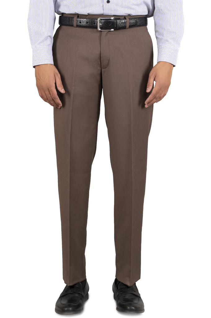 Formal Trouser for Men SKU: BA1458-C-BROWN - Diners