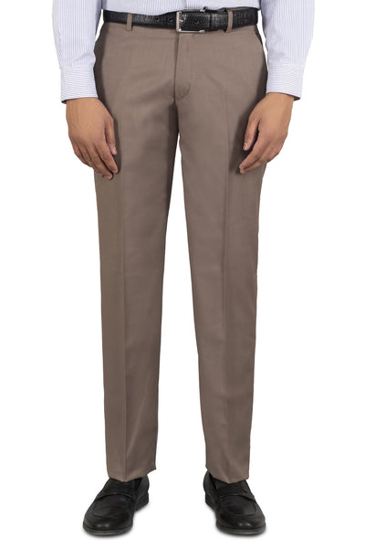 Formal Trouser for Men SKU: BA1458-L-Brown - Diners