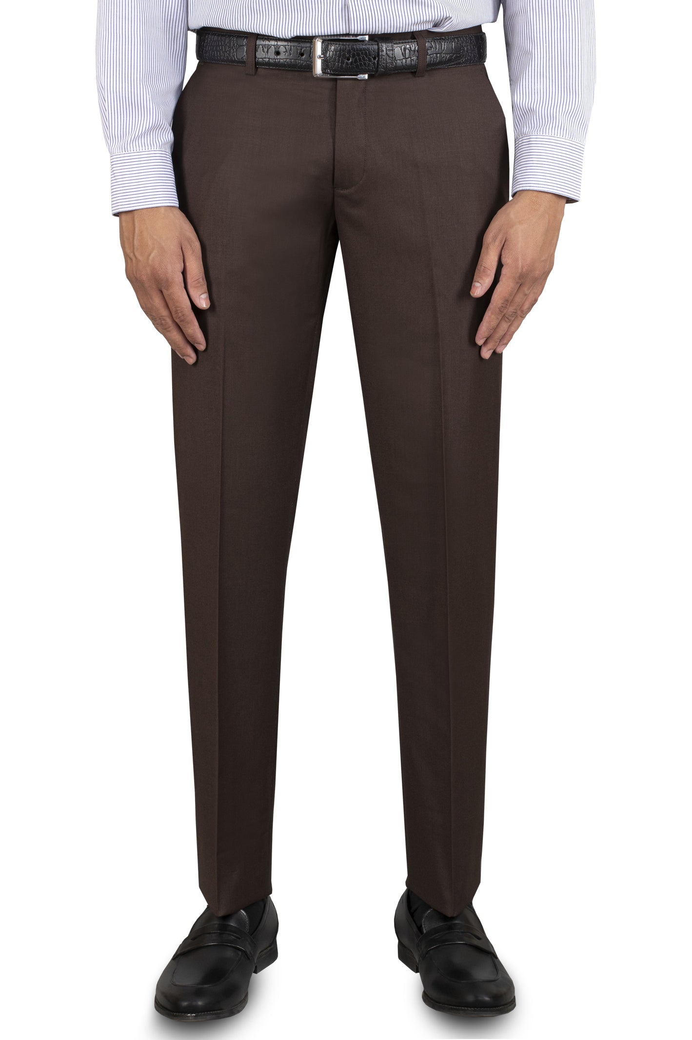 Formal Trouser for Men In Brown SKU: BA2334-Brown - Diners