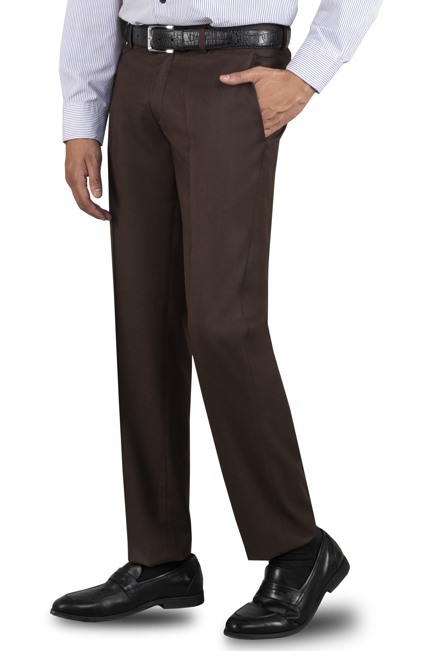 Formal Trouser for Men In Brown SKU: BA2334-Brown - Diners