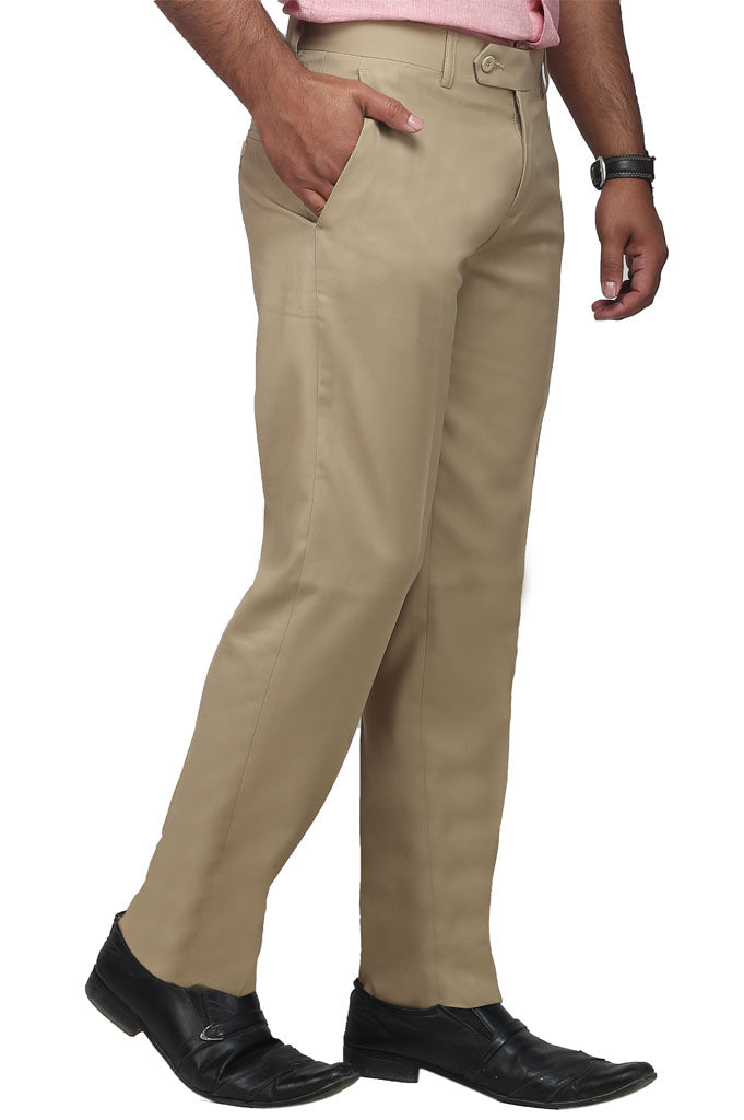 Formal Trouser for Men In Fawn SKU: BA2334-FAWN - Diners