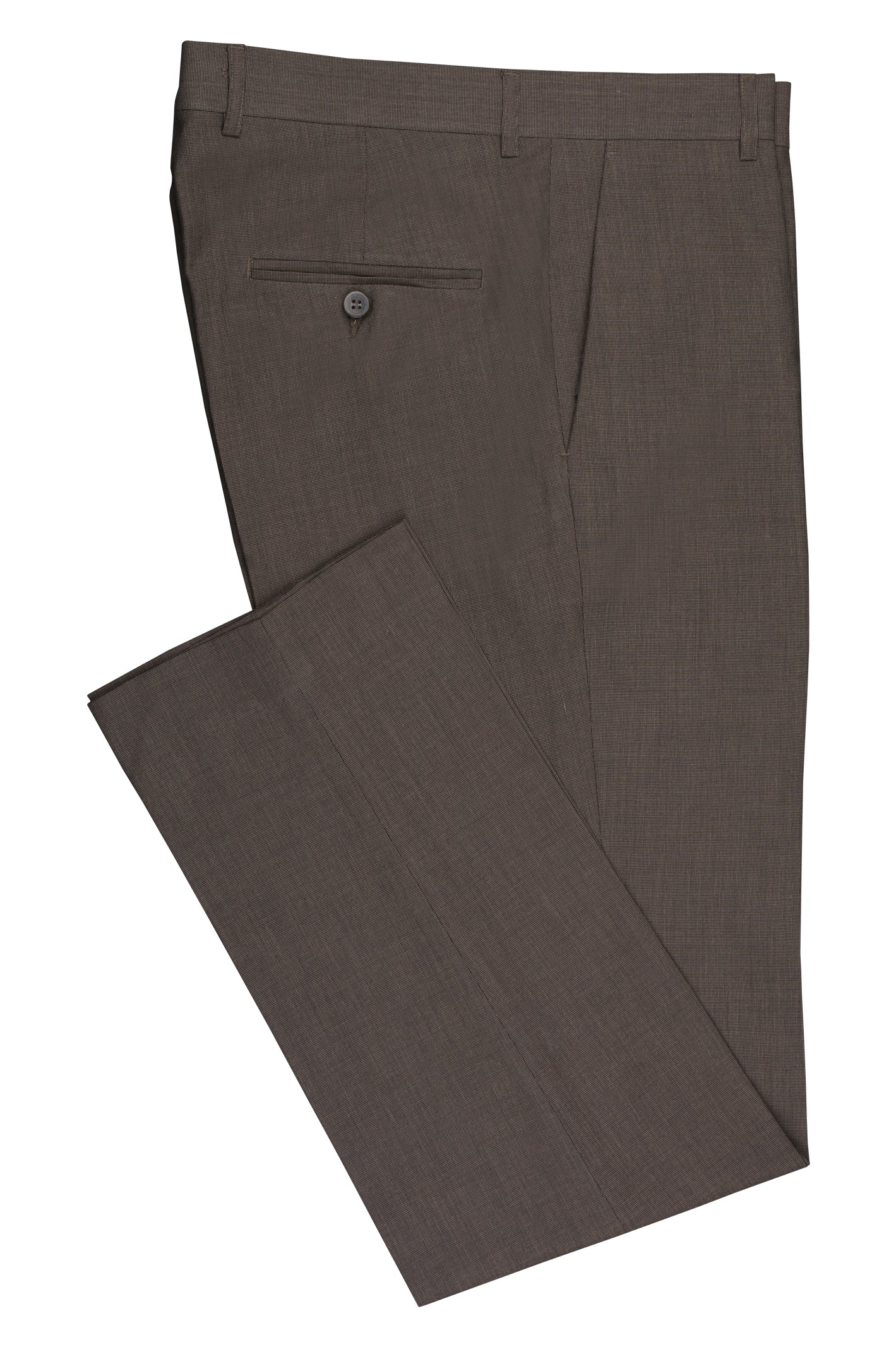 Formal Trouser for Men SKU: BA2832-L-Brown - Diners