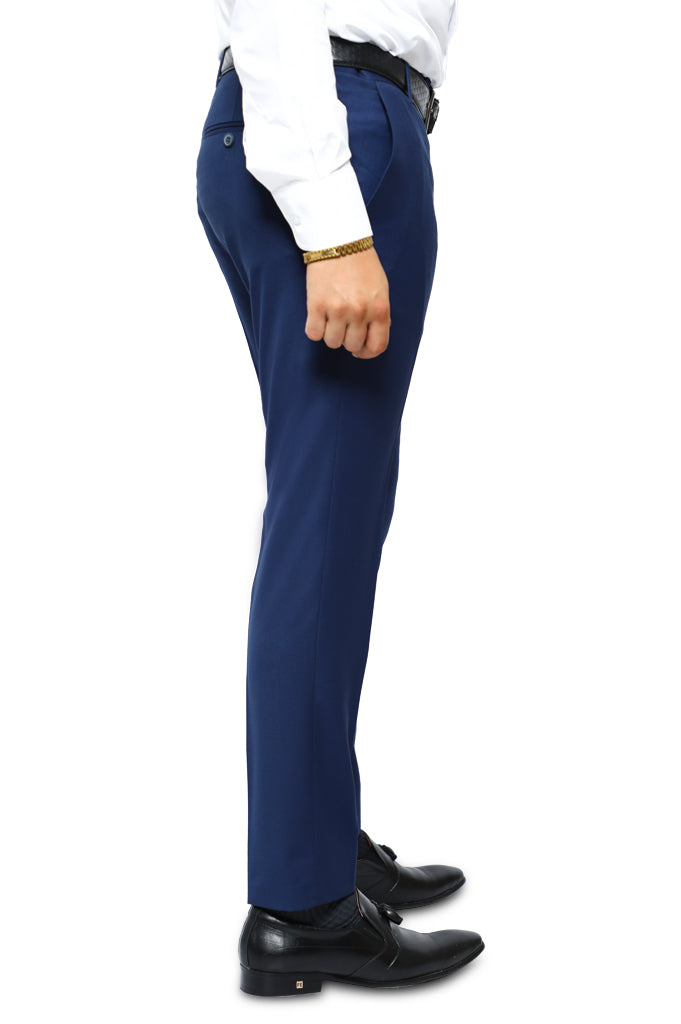 Formal Trouser for Men SKU: BA2879-R-BLUE - Diners