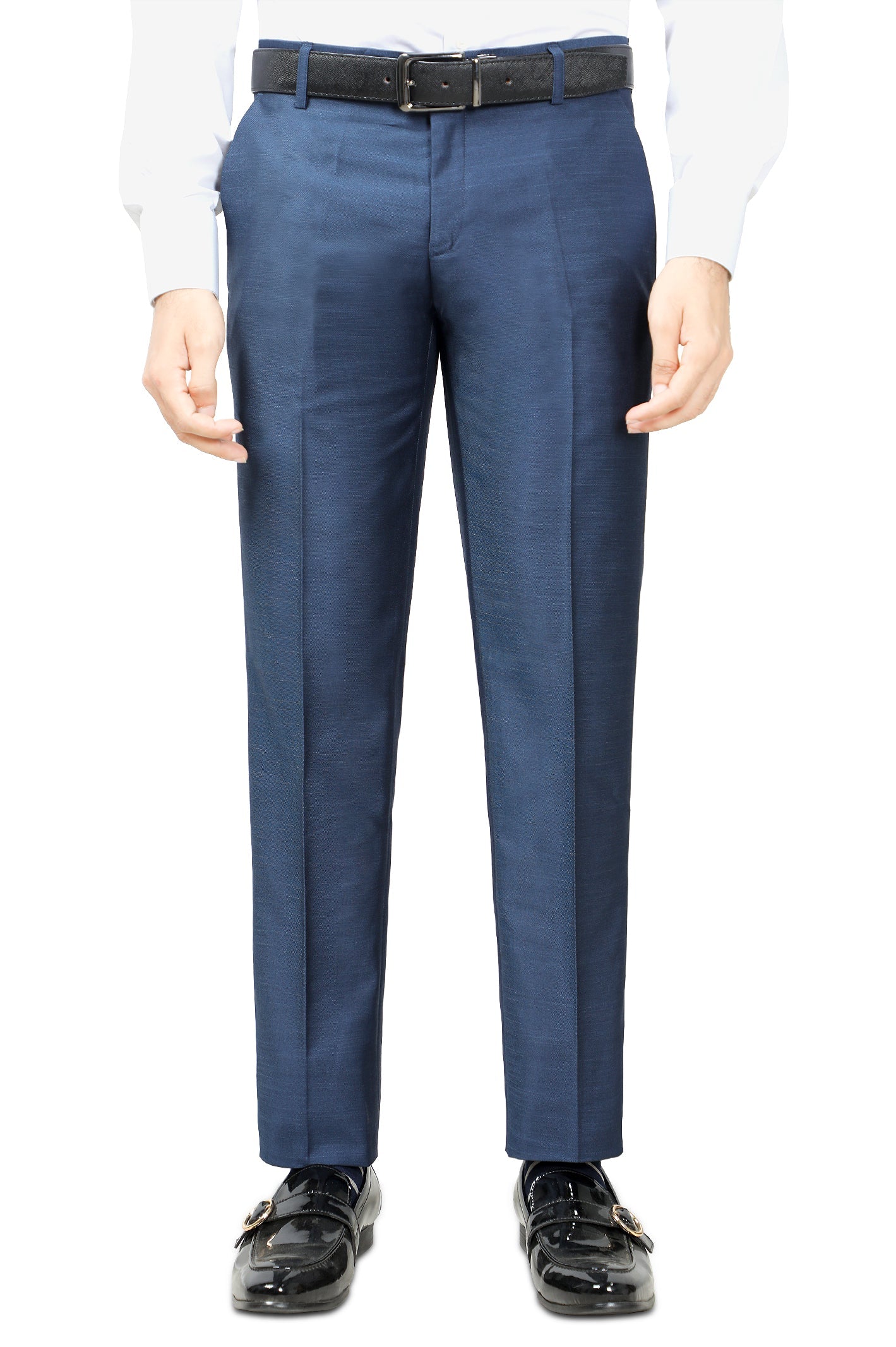 Formal Trouser for Men SKU: BA2997-N-BLUE - Diners