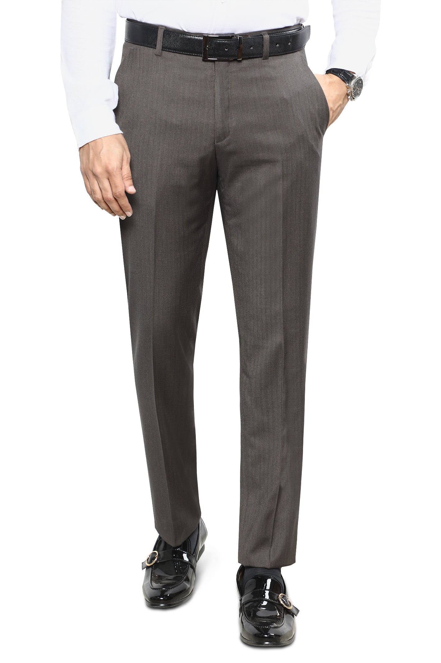 Formal Trouser for Men SKU: BA3063-BROWN - Diners