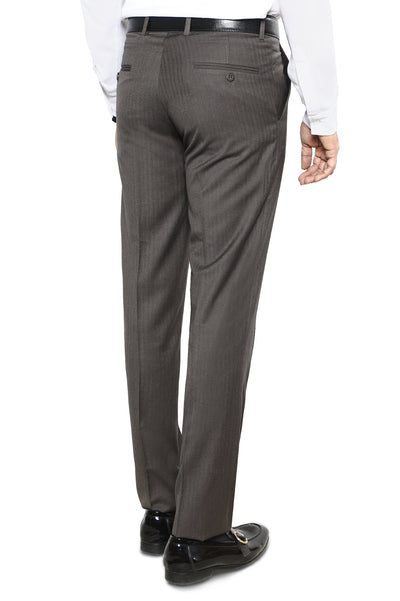 Formal Trouser for Men SKU: BA3063-BROWN - Diners