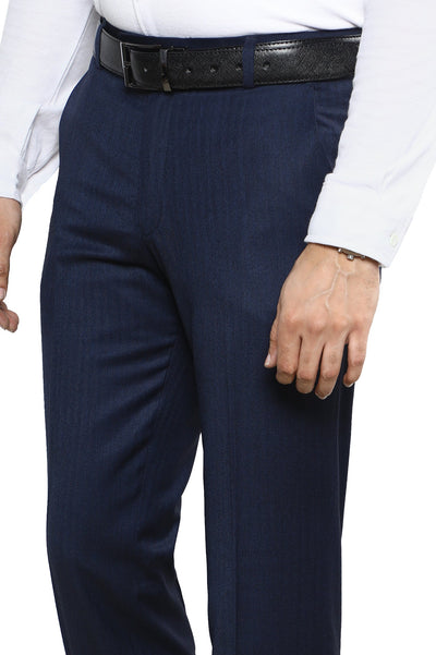 Formal Trouser for Men SKU: BA3063-R-BLUE - Diners