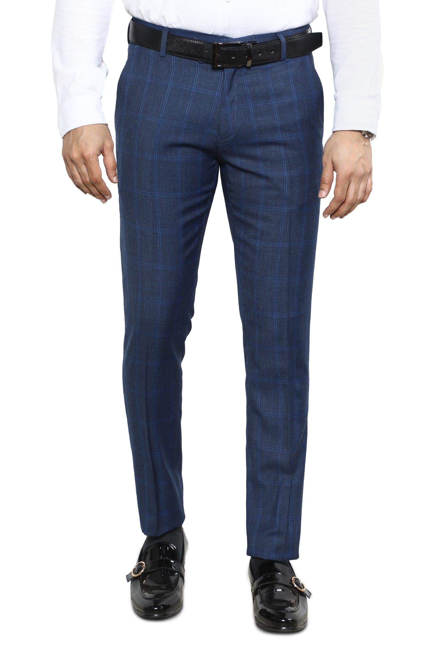 Formal Trouser for Men SKU: BA3065-BLUE - Diners