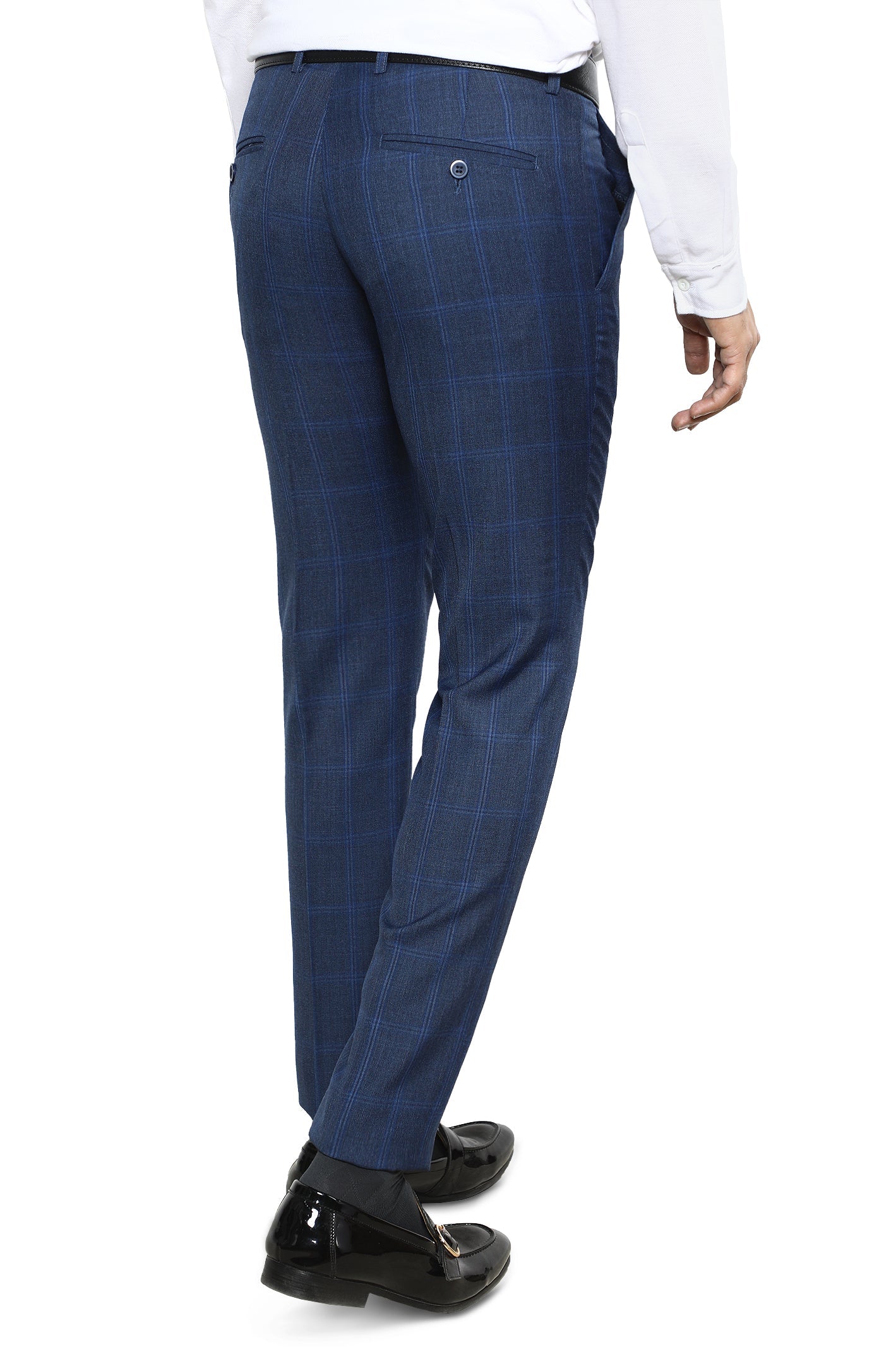 Formal Trouser for Men SKU: BA3065-BLUE - Diners