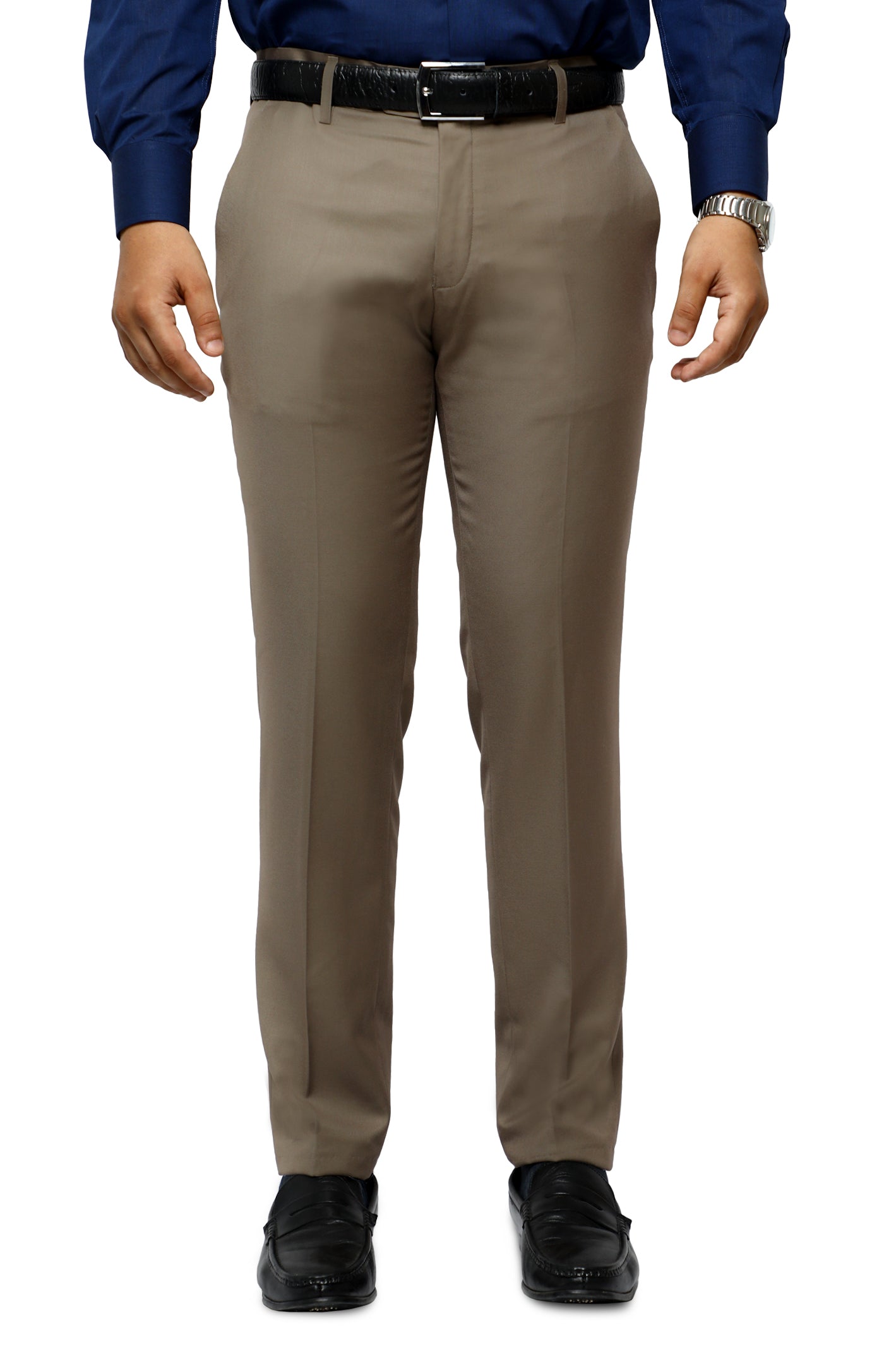 Formal Trouser for Men SKU: BA2879-D-BEIGE - Diners