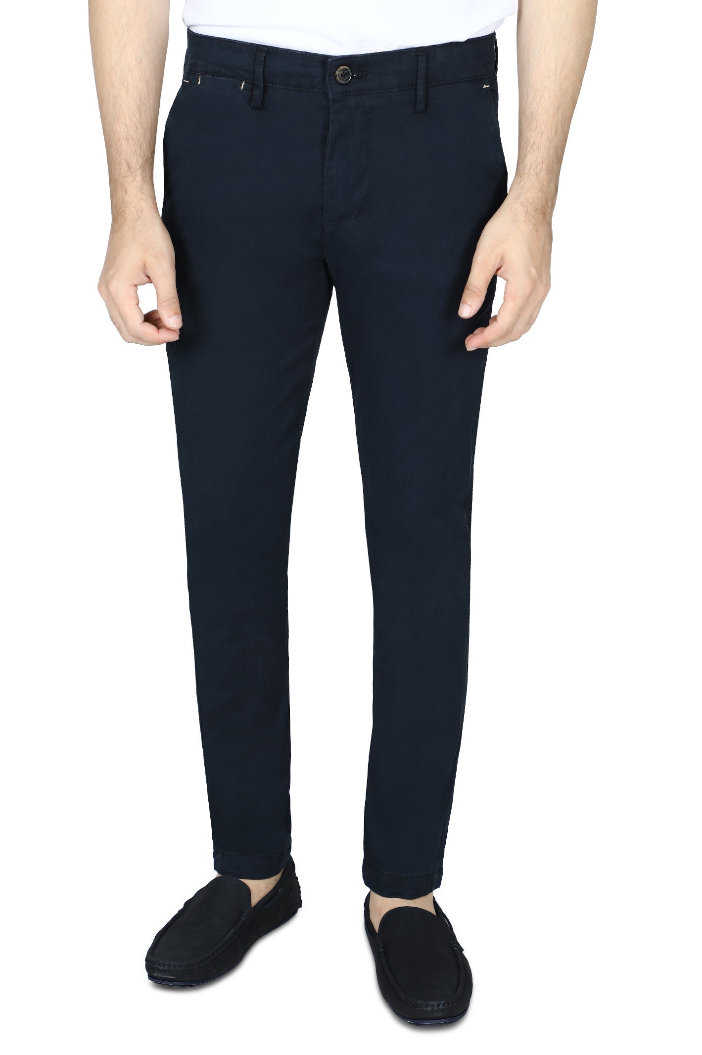 Formal Cotton Trouser for Men SKU: BD2987-NAVY - Diners