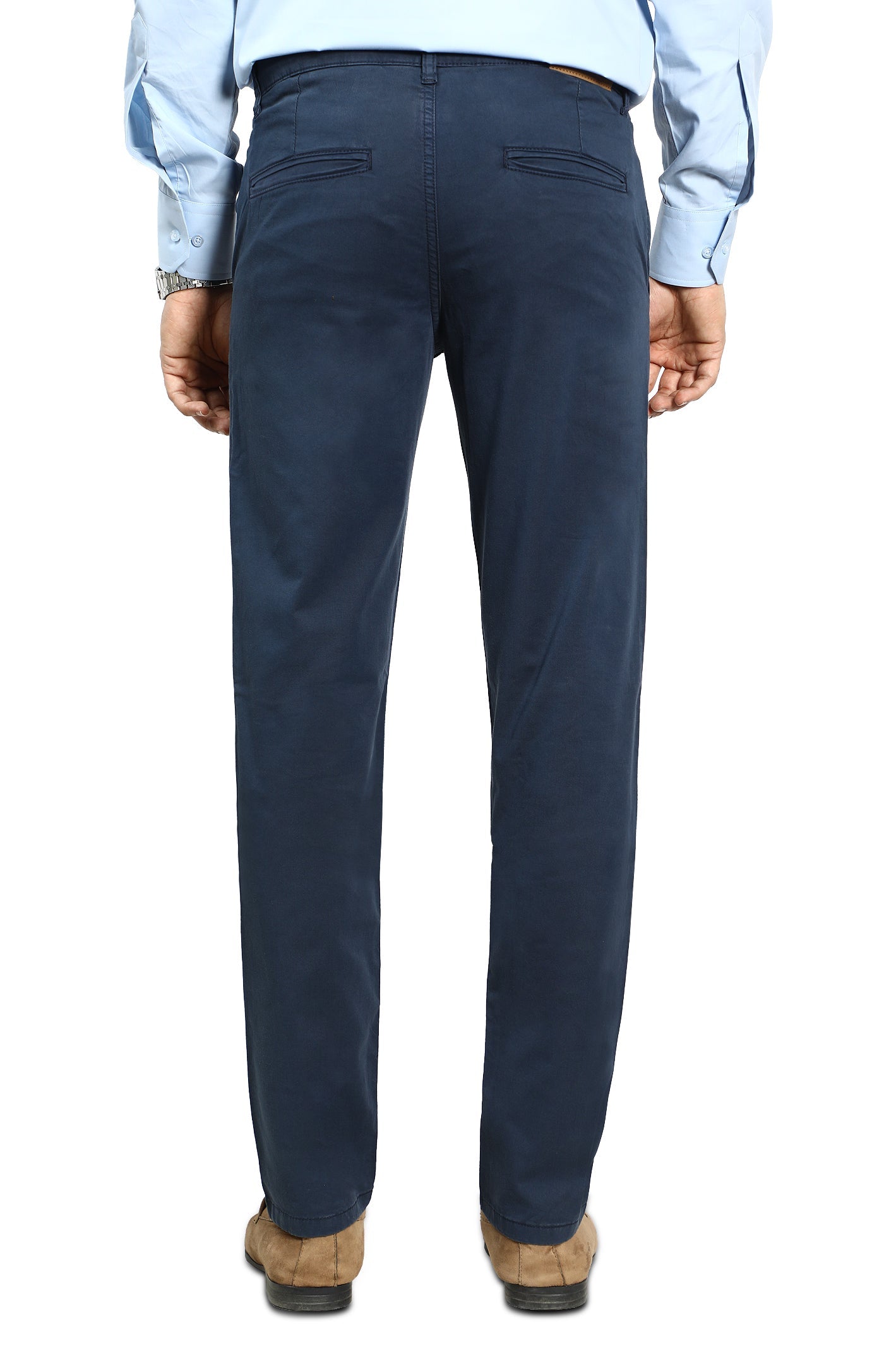 Formal Cotton Trouser for Men SKU: BD3034-NAVY - Diners