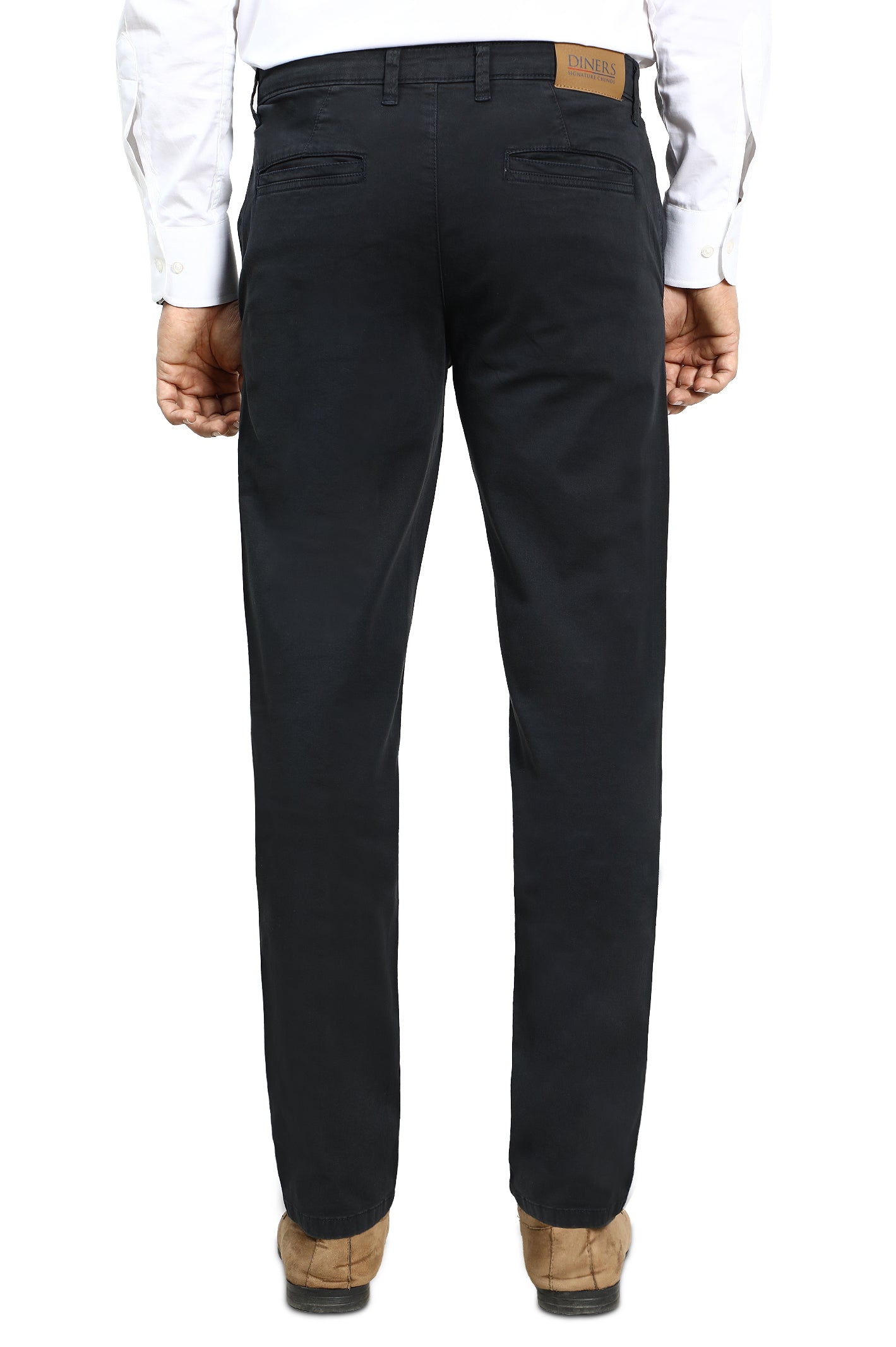 Formal Cotton Trouser for Men SKU: BD3040-N-BLUE - Diners
