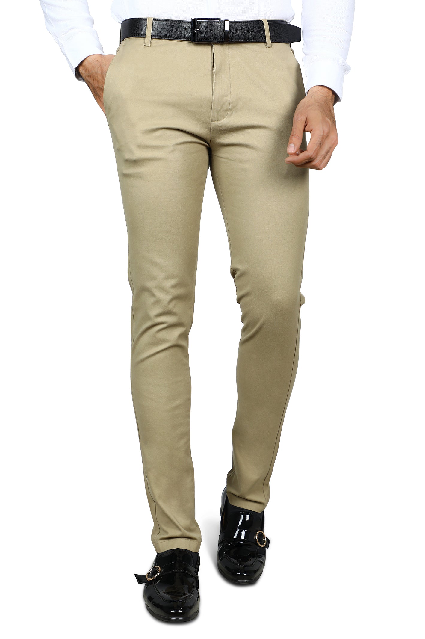Formal Cotton Trouser for Men SKU: BD3045-KHAKI - Diners
