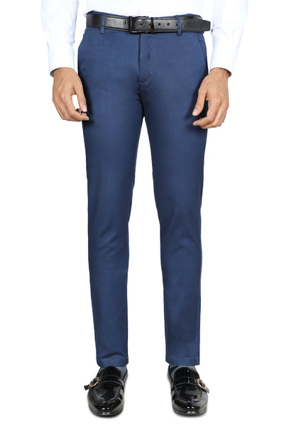 Formal Cotton Trouser for Men SKU: BD3045-NAVY - Diners