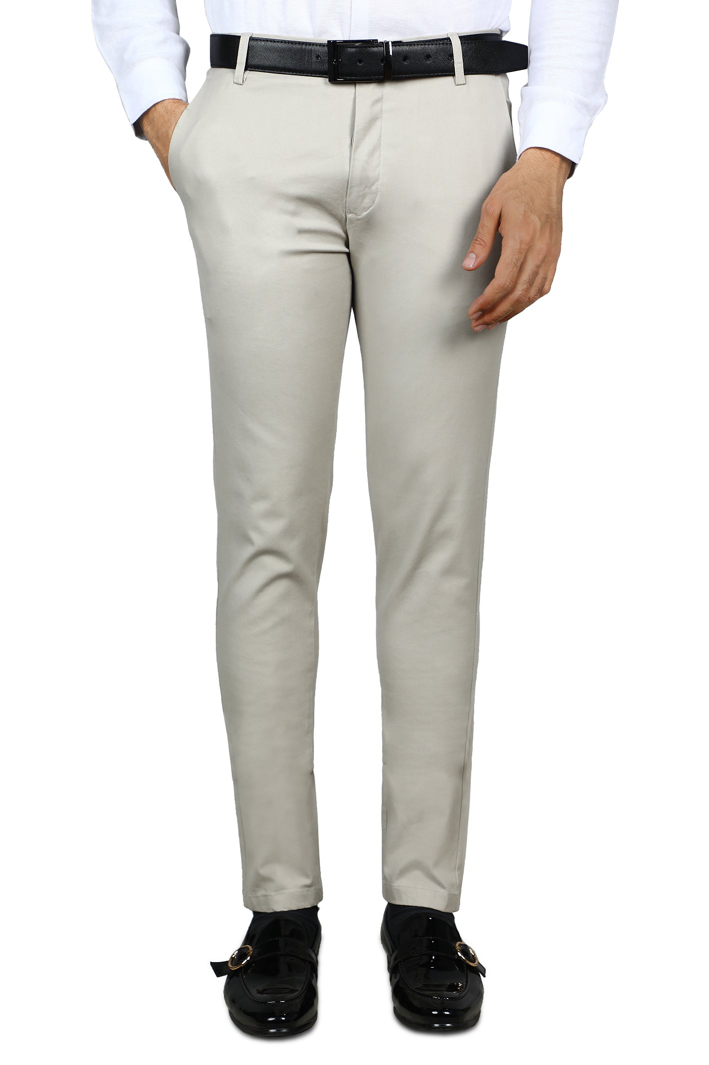 Formal Cotton Trouser for Men SKU: BD3045-STONE - Diners