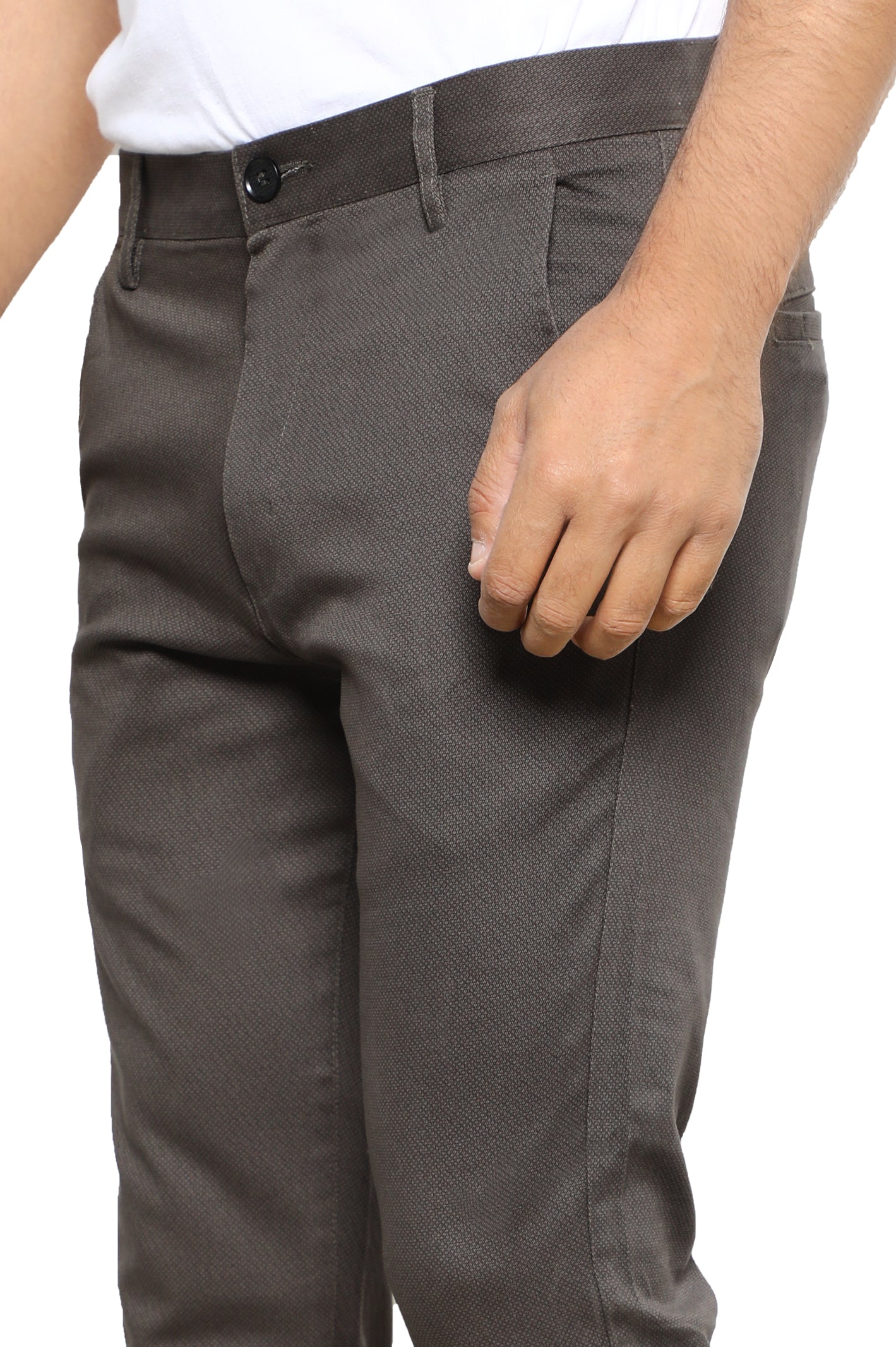 Formal Cotton Trouser for Men SKU: BD3066-D-GREY - Diners