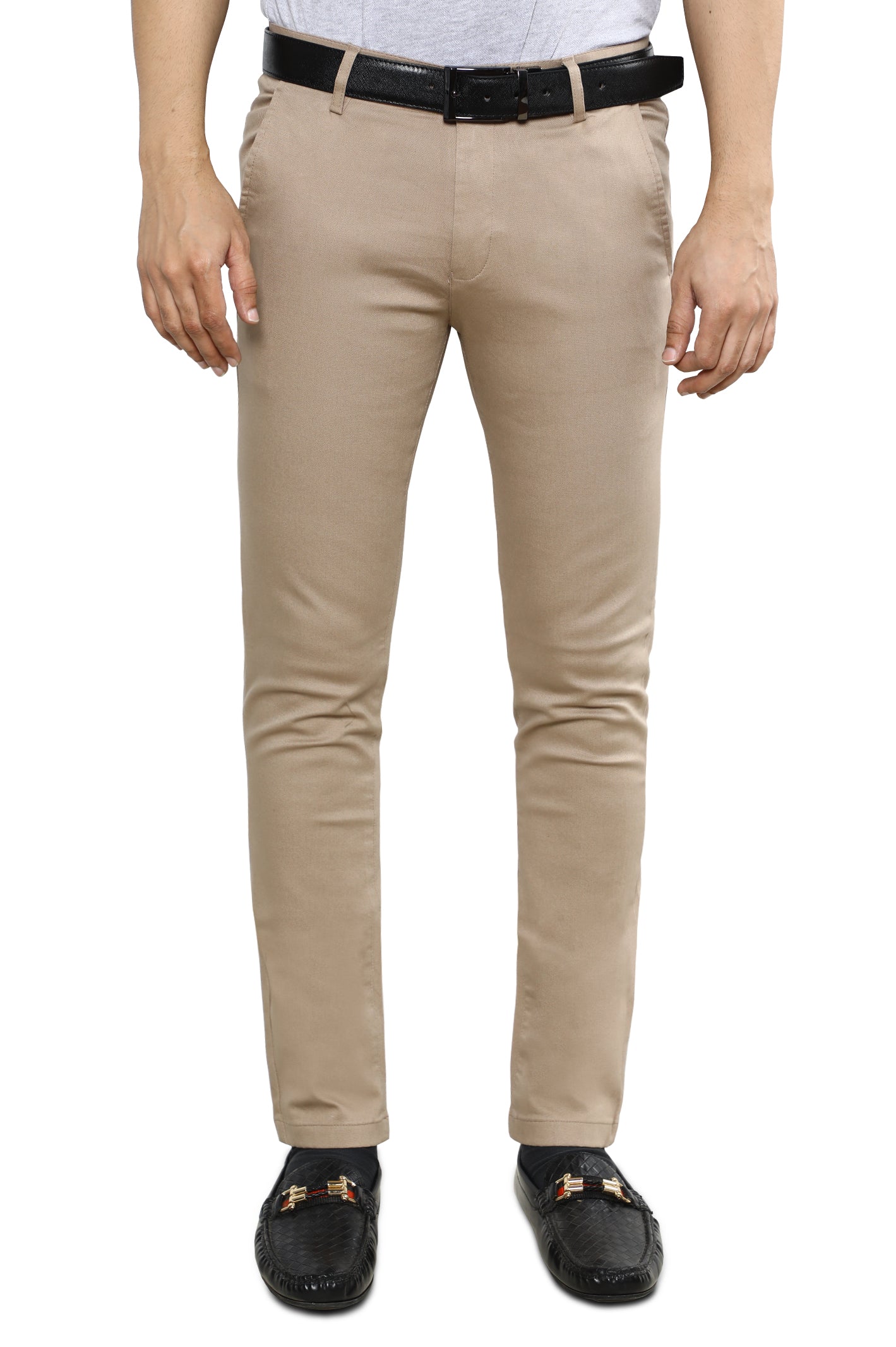 Formal Cotton Trouser for Men SKU: BD3067-BEIDGE - Diners
