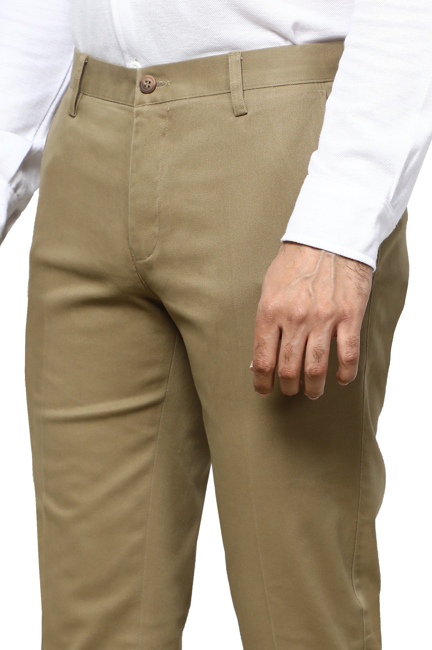Formal Cotton Trouser for Men SKU: BH3072-BEIDGE - Diners