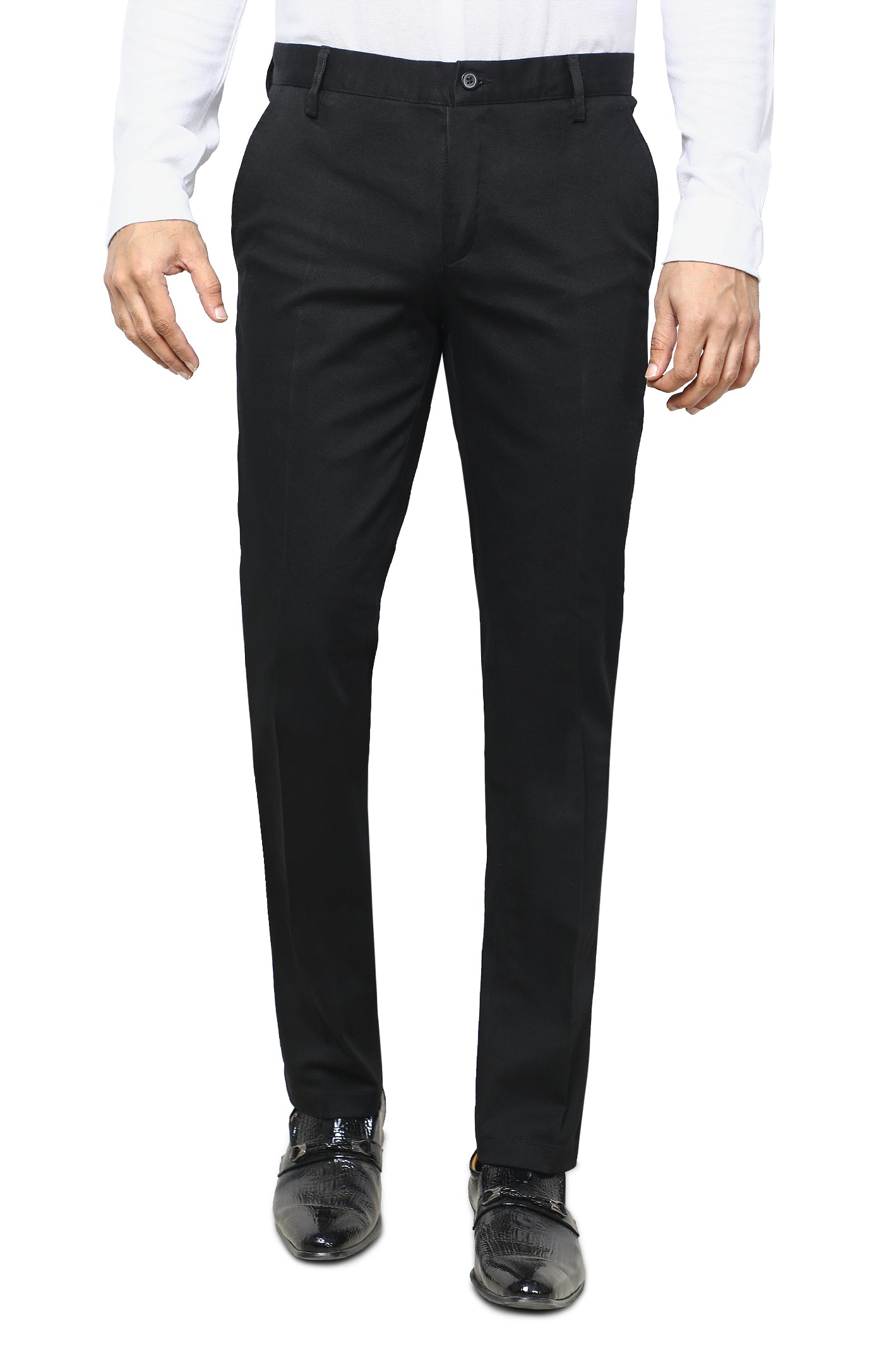 Formal Cotton Trouser for Men SKU: BH3072-BLACK - Diners