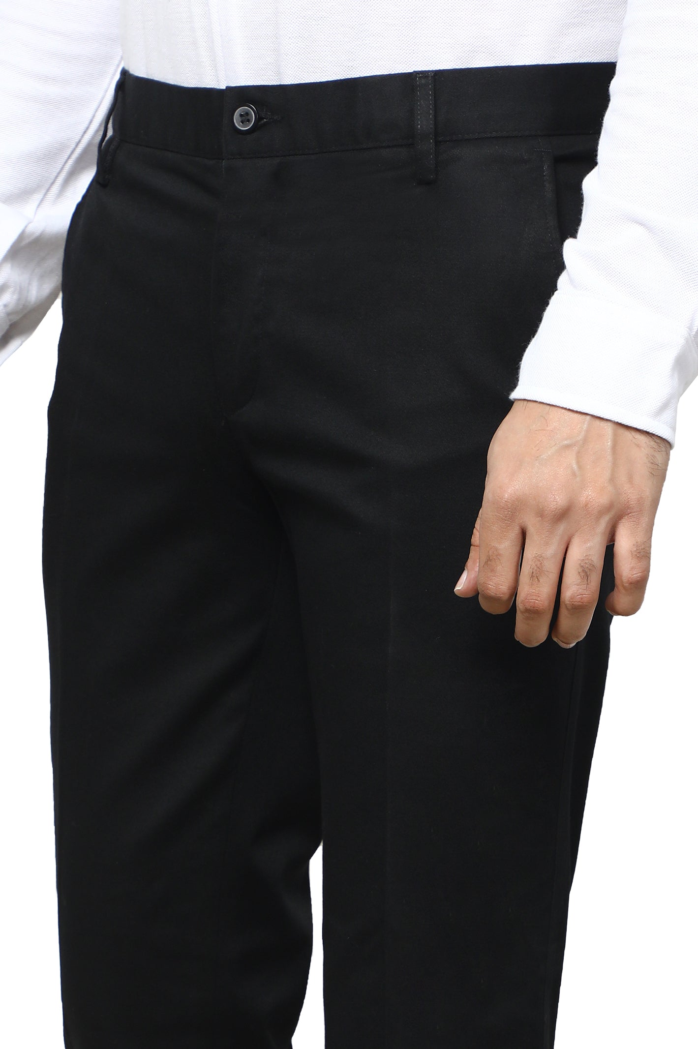 Formal Cotton Trouser for Men SKU: BH3072-BLACK - Diners