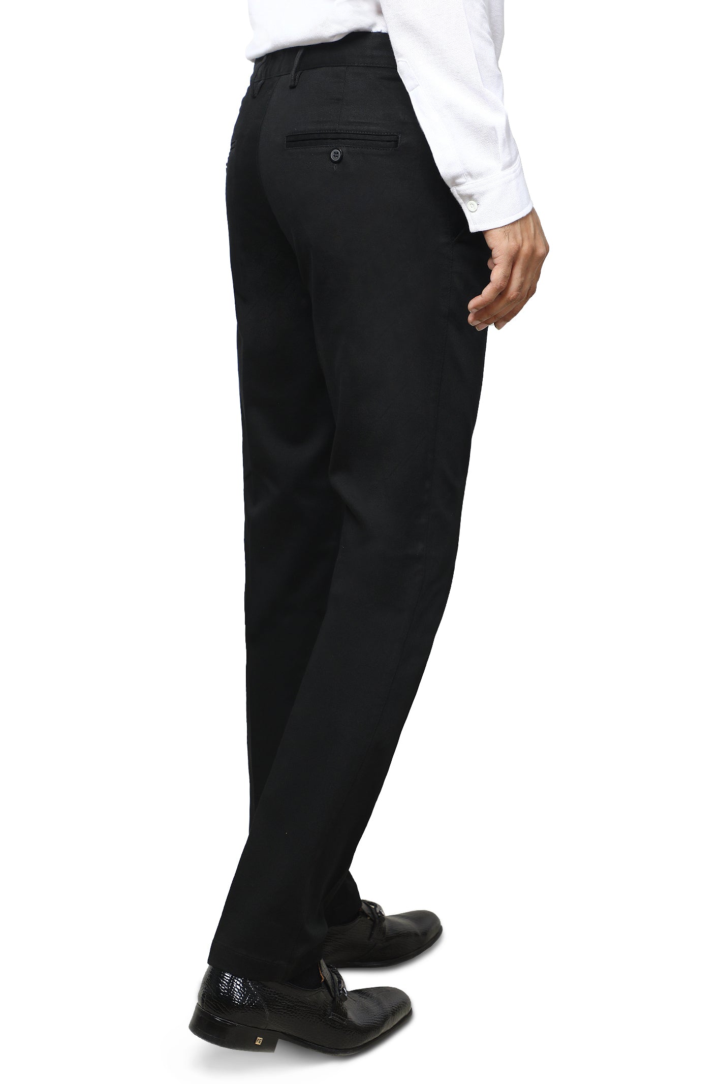 Formal Cotton Trouser for Men SKU: BH3072-BLACK - Diners