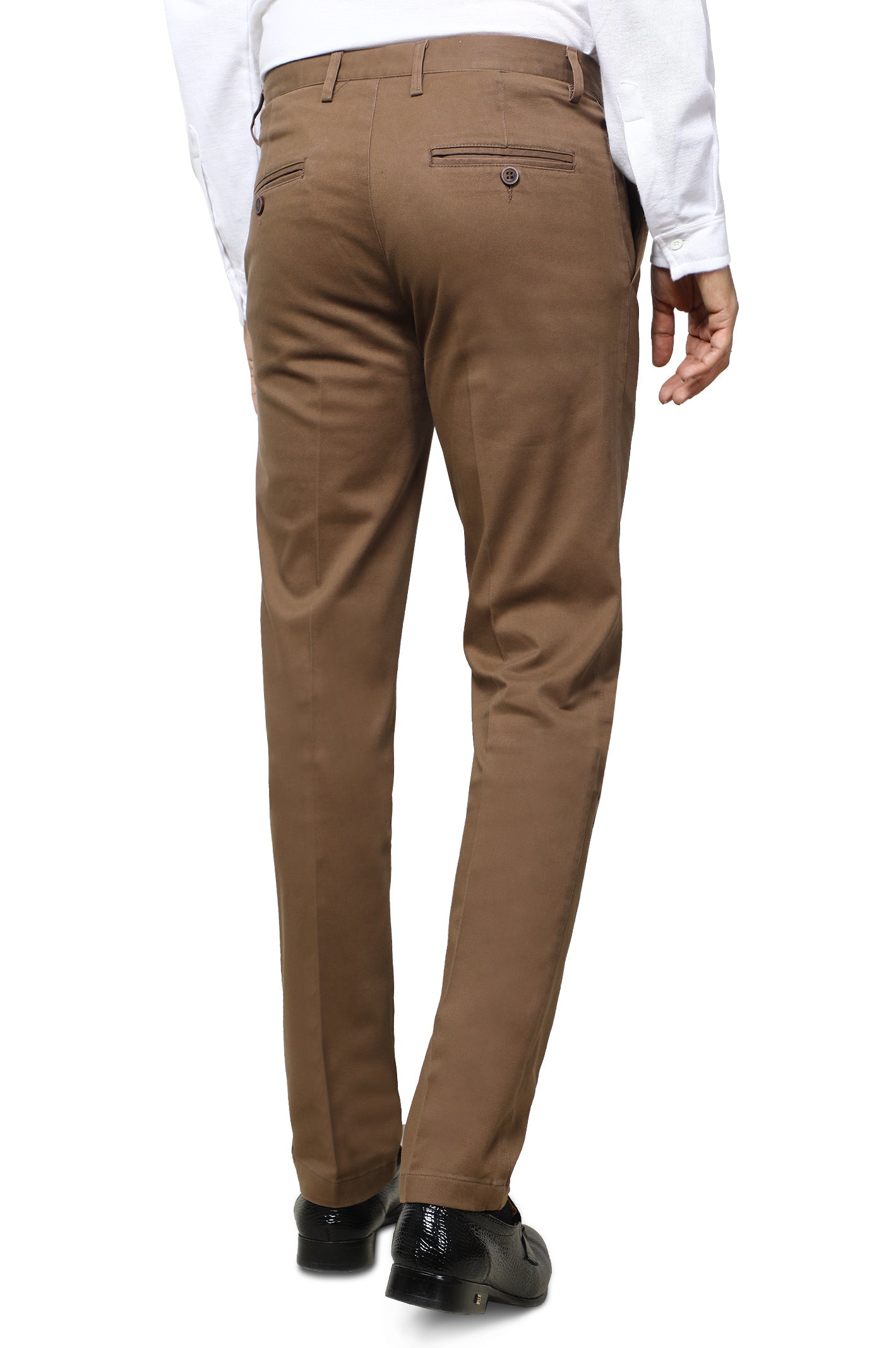Formal Cotton Trouser for Men SKU: BH3072-C-BROWN - Diners