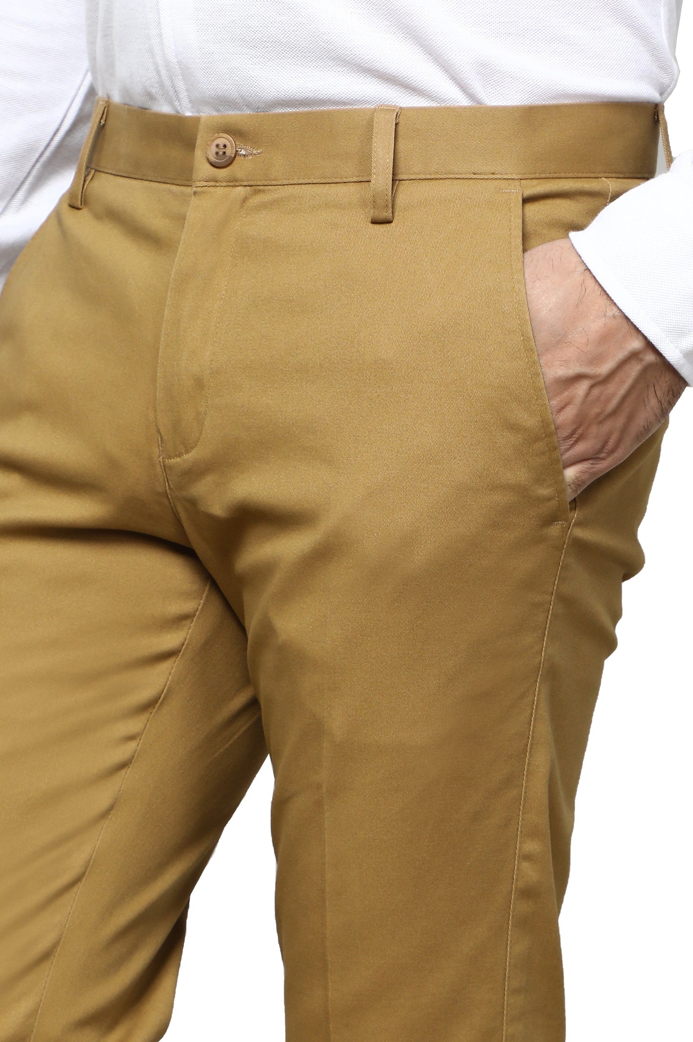 Formal Cotton Trouser for Men SKU: BH3072-CAMEL - Diners