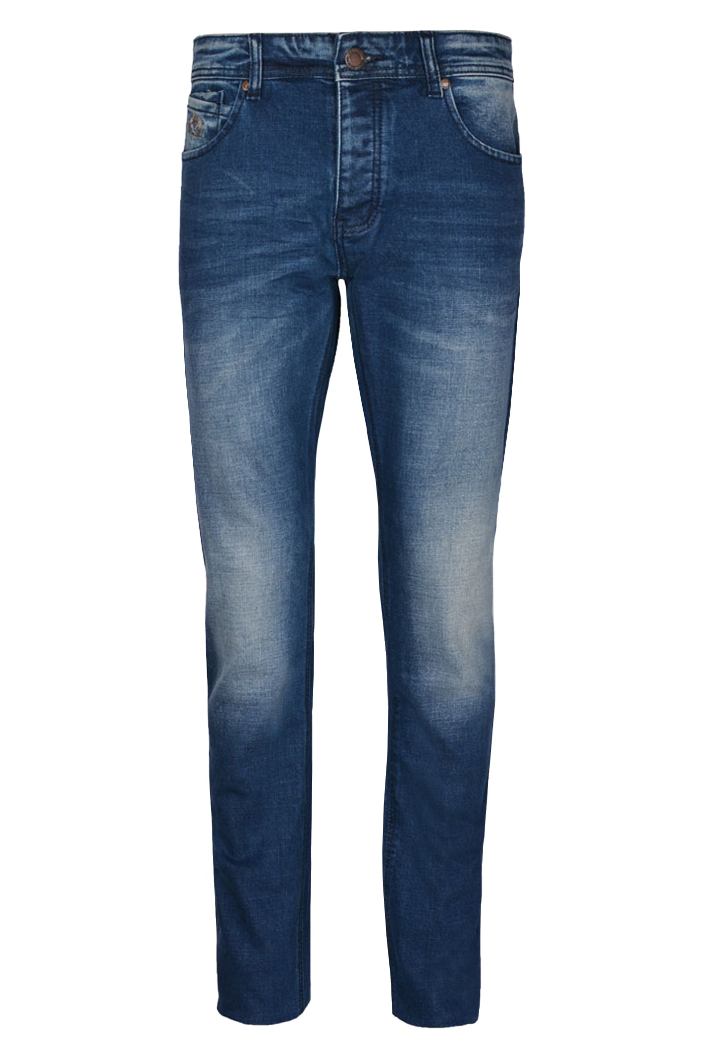 Casual Jeans in D-Blue SKU: BJ2714-D-BLUE - Diners