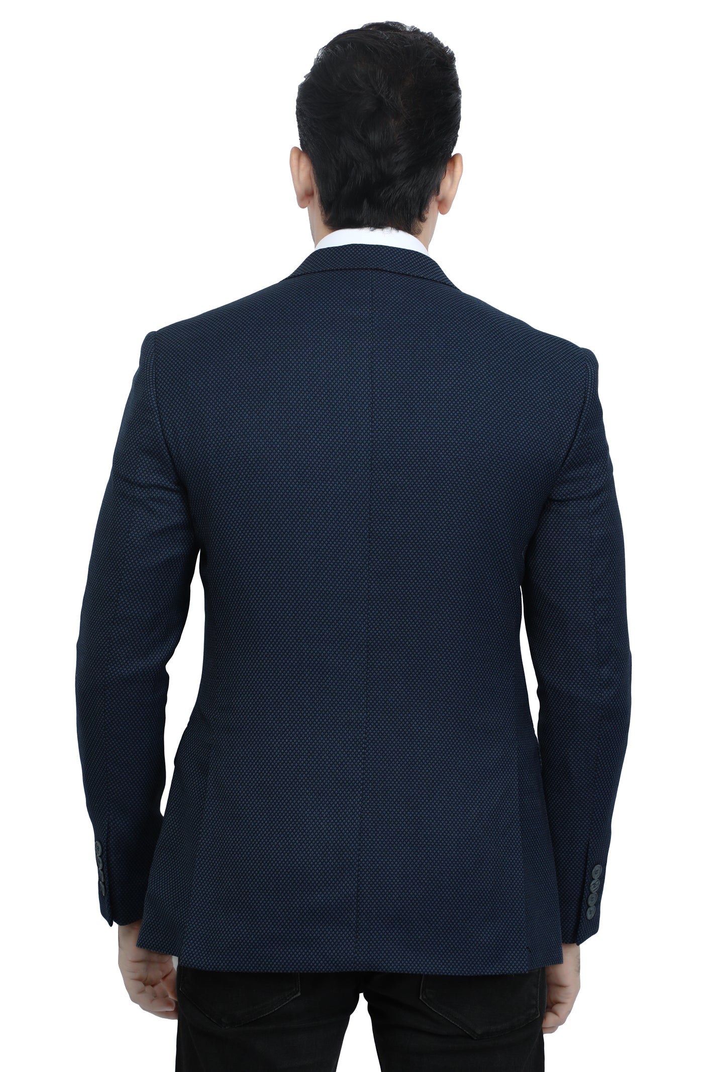 Men's Blazer SKU: CA3902-N-BLUE - Diners