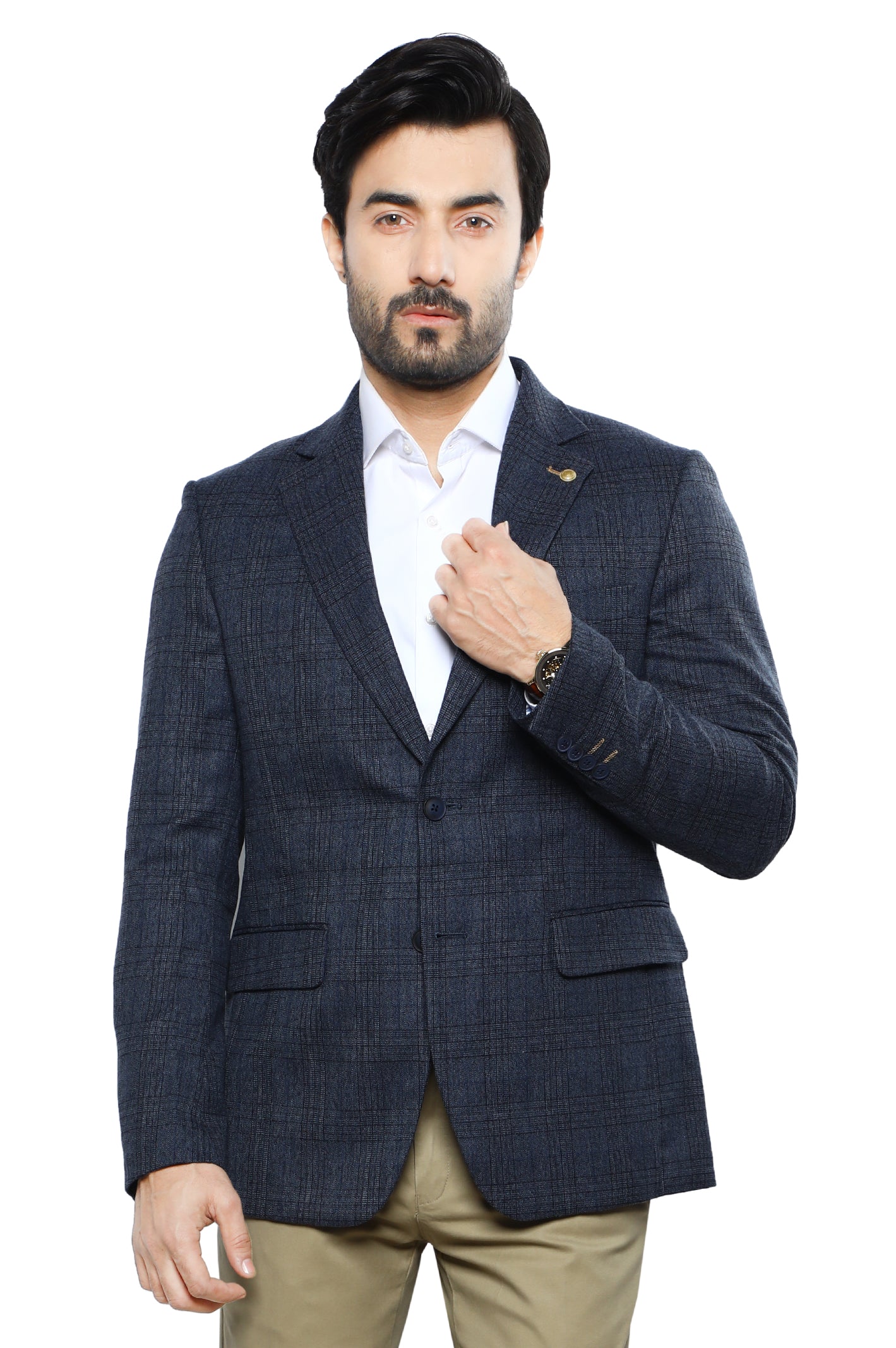 Men's Blazer SKU: CA3986-E-GREY - Diners