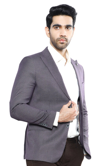 Men's Blazer SKU: CA3994-PURPLE - Diners