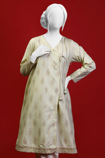 Cambric Cream Kurti - Diners