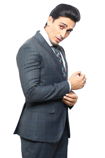 Diner's 2 Pcs Suit in Grey SKU: DA1139-GREY - Diners